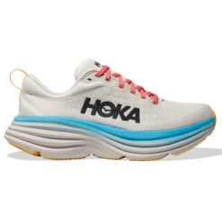HOKA ONE ONE Women's Bondi 8 - Blanc De Blanc / Swim Day (Medium Width)