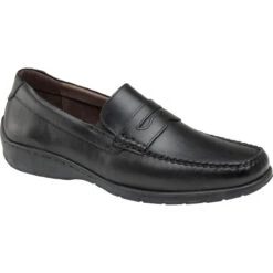 Johnston & Murphy Men's Crawford Penny Loafer - Black