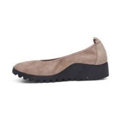 Aetrex Women's Brianna Ballet Flat - Taupe -Shoe Promotion Store BW102W left 08958.1695675219