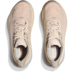 HOKA ONE ONE Men's Clifton 9 - Barley / Oat Milk (Wide Width) -Shoe Promotion Store B 86616.1707505543