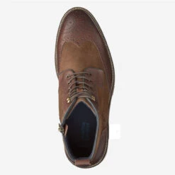Johnston & Murphy XC Flex Cody Wingtip Zip Boot - Mahogany Full Grain / Suede -Shoe Promotion Store B 94757.1637953370