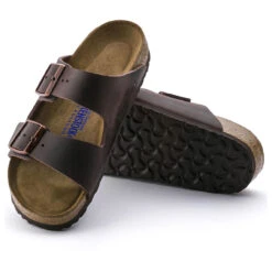 Birkenstock Arizona Soft Footbed Oiled Leather - Habana (Narrow Width) -Shoe Promotion Store Birkenstock Arizona 452763 pair 24335.1532108346