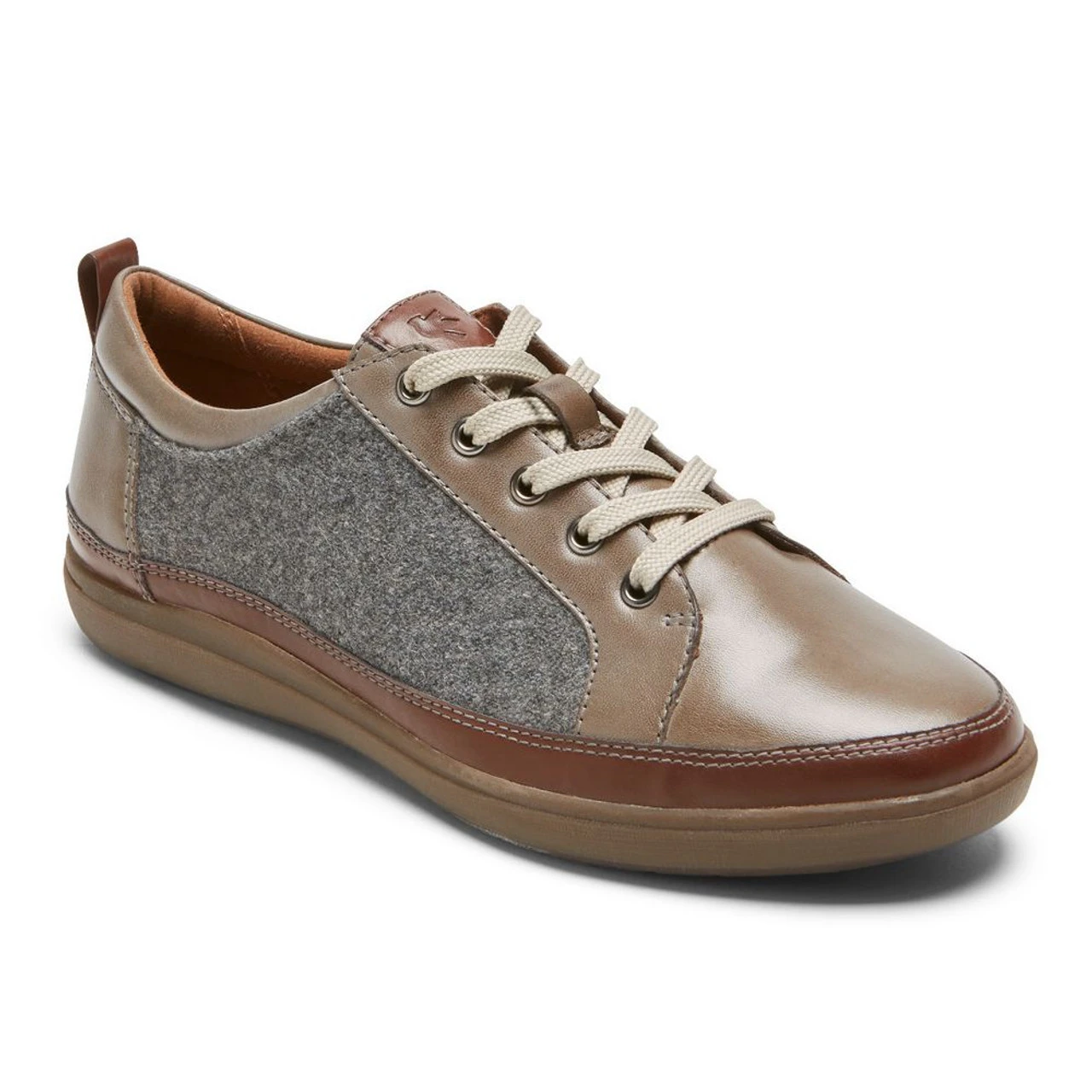 Rockport Cobb Hill Women's Bailee - Charcoal Felt / Brown Leather 1 Rockport Cobb Hill Women's Bailee - Charcoal Felt / Brown Leather