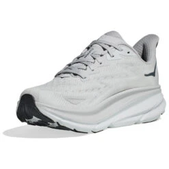 HOKA ONE ONE Men's Clifton 9 - Nimbus Cloud / Steel Wool (Wide Width) -Shoe Promotion Store C 30180.1707852987