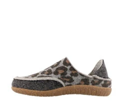 Taos Footwear Women's Convertawool - Charcoal Leopard -Shoe Promotion Store C 99718.1633449592