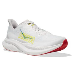 HOKA ONE ONE Men's Mach 6 - White / Nimbus Cloud (Medium Width) -Shoe Promotion Store D 75038.1709834319