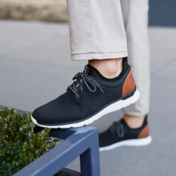 Johnston & Murphy Men's XC4 Prentiss Plain Toe - Navy WP Nubuck -Shoe Promotion Store E 19359.1569353850