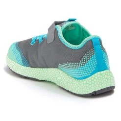 Saucony Little Kid's Astrofoam Sneaker - Grey / Turquoise - -Shoe Promotion Store E 39688.1596218079