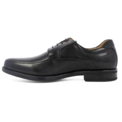 Florsheim Men's Midtown Moc Toe Oxford - Black -Shoe Promotion Store FLORSHEIM Midtown Moc Toe Oxford Black Side 1 29262.1478711680