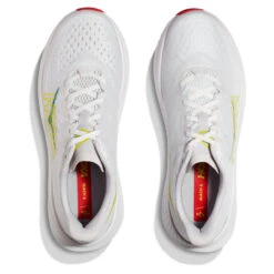 HOKA ONE ONE Men's Mach 6 - White / Nimbus Cloud (Medium Width) -Shoe Promotion Store F 61800.1709834302