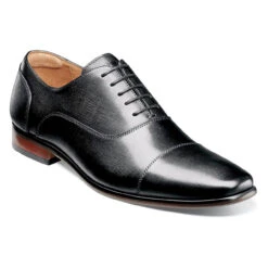 Florsheim Men's Postino Cap Toe Balmoral Oxford - Black