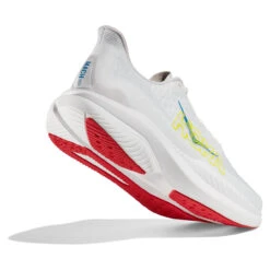 HOKA ONE ONE Men's Mach 6 - White / Nimbus Cloud (Medium Width) -Shoe Promotion Store G 77733.1709834307