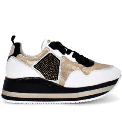 KB Shoes Women's Renato Garini - White / Gold