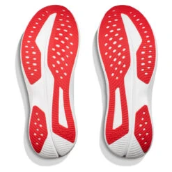 HOKA ONE ONE Men's Mach 6 - White / Nimbus Cloud (Medium Width) -Shoe Promotion Store H 49206.1709834300