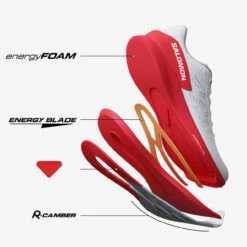 Salomon Men's Spectur - Black / White / Blazing Orange -Shoe Promotion Store INfog 65345.1678994883