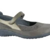 Naot Women's Kirei - Foggy Gray Leather / Gray Marble Suede / Mirror Leather