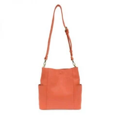 Joy Susan Kayleigh Side Pocket Bucket Bag - Grapefruit -Shoe Promotion Store L8089 31 c 600x600 80742.1644854793