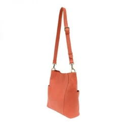 Joy Susan Kayleigh Side Pocket Bucket Bag - Grapefruit -Shoe Promotion Store L8089 31 d 600x600 00244.1644854787