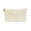 Joy Susan Lila Mini Woven Crossbody Bag - White