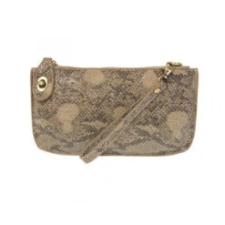 Joy Susan Python Mini Crossbody Wristlet Clutch - Natural