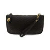 Joy Susan Quilted Mini Crossbody Wristlet Clutch - Black