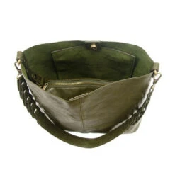 Joy Susan Tessa Convertible Hobo With Link Shoulder Strap - Olive -Shoe Promotion Store L8180 03 e 600x600 35425.1702675734