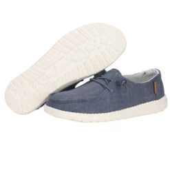 Hey Dude Women's Wendy Chambray - Navy White -Shoe Promotion Store MicrosoftTeams image 54 96317.1682690775