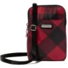 Baggallini Take Two RFID Bryant Crossbody - Red Buffalo Plaid