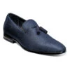 Stacy Adams Men's Tazewell Plain Toe Tassel Slip-On - Navy