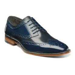 Stacy Adams Men's Tinsley Wingtip Oxford - Cobalt & Navy