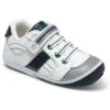 Stride Rite SRTech Soft Motion Artie Shoe - White / Classic Navy