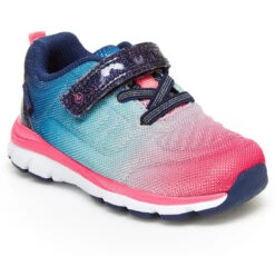 Stride Rite Kid's Cora Sneaker - Navy Multi -Shoe Promotion Store StrideRite 3 11681.1596835781