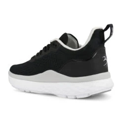 Gravity Defyer Men's GDEFY Running Shoe - Black / Silver -Shoe Promotion Store TB9034MLS 4 BACKANGLE 32233.1645986673