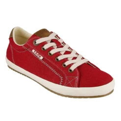 Taos Footwear Women's Star Burst - Red / Tan