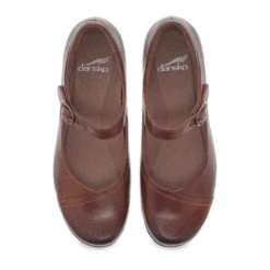 Dansko Women's Fawna - Chestnut Burnished Calf -Shoe Promotion Store a aerial 38735.1613668423