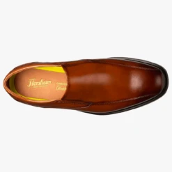 Florsheim Men's Forecast Waterproof Bike Toe Slip On - Cognac -Shoe Promotion Store a aerial 67437.1617202291