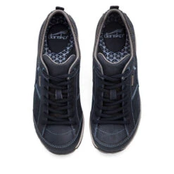 Dansko Women's Paisley - Navy Milled Nubuck Leather -Shoe Promotion Store a aerial 84078.1613583417