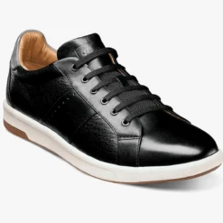 Florsheim Men's Crossover Lace To Toe Sneaker - Black