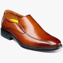 Florsheim Men's Forecast Waterproof Bike Toe Slip On - Cognac