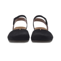 Dansko Women's Rowan - Black Nubuck -Shoe Promotion Store a front 14164.1614191994