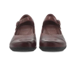 Dansko Women's Fawna - Chestnut Burnished Calf -Shoe Promotion Store a front 91023.1613668428