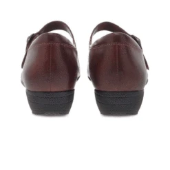 Dansko Women's Fawna - Chestnut Burnished Calf -Shoe Promotion Store a heel 21229.1613668425
