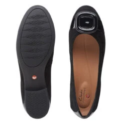 Clarks Women's Un.Blush Cove - Black Combination -Shoe Promotion Store a pair 27627.1612475973