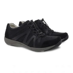 Dansko Women's Henriette - Black / Black Suede -Shoe Promotion Store a pair 58261.1613750918