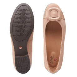 Clarks Women's Un.Blush Cove - Beige Combination -Shoe Promotion Store a pair 72391.1612474613