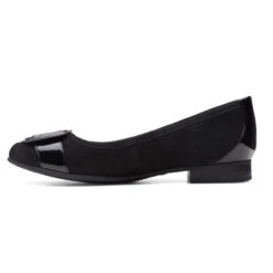 Clarks Women's Un.Blush Cove - Black Combination -Shoe Promotion Store a profile 2 80592.1612475958