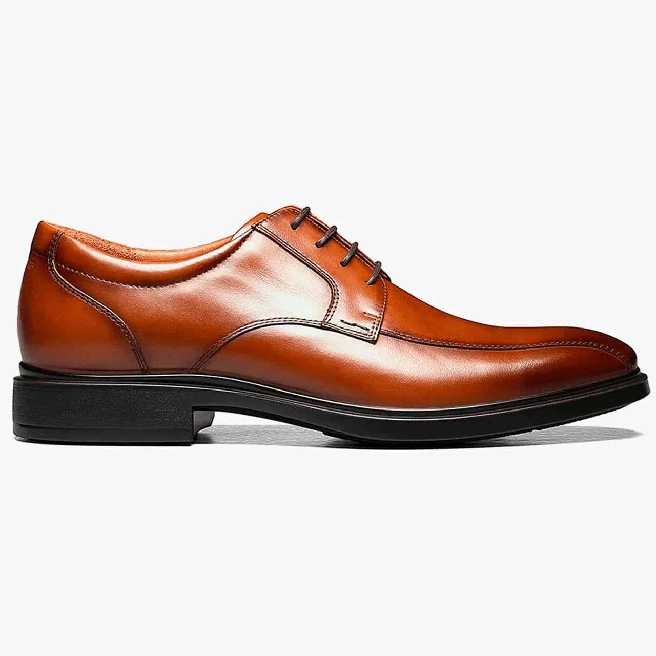 Florsheim Men's Forecast Waterproof Bike Toe Oxford - Cognac 2 Florsheim Men's Forecast Waterproof Bike Toe Oxford - Cognac - Image 2
