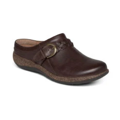 Aetrex Women's Libby Comfort Clog - Brown
