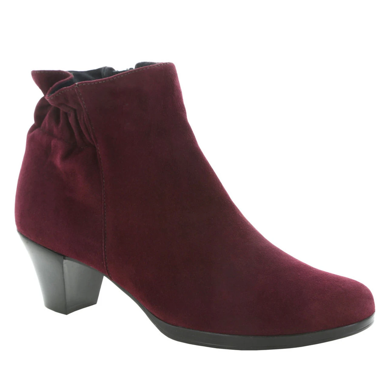 Munro Women's Alfie - Wine Suede 1 Munro Women's Alfie - Wine Suede