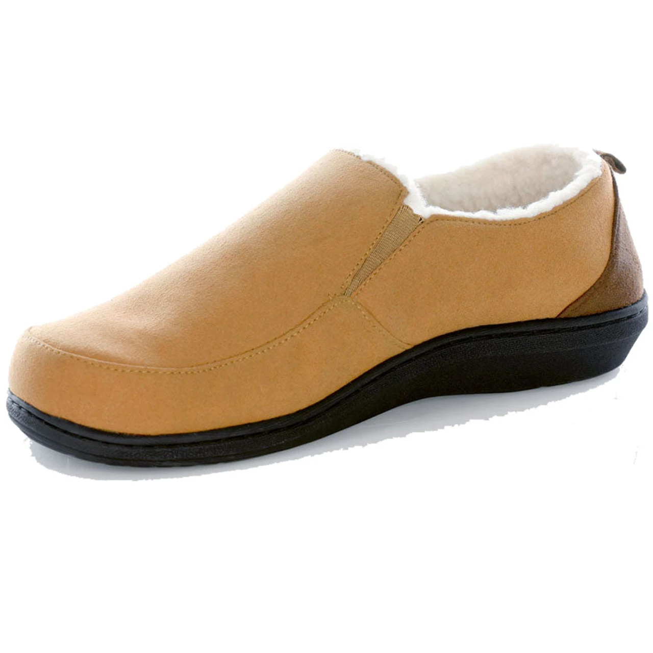 PowerStep Men's Twin-Gore Slippers - Brown 2 PowerStep Men's Twin-Gore Slippers - Brown - Image 2